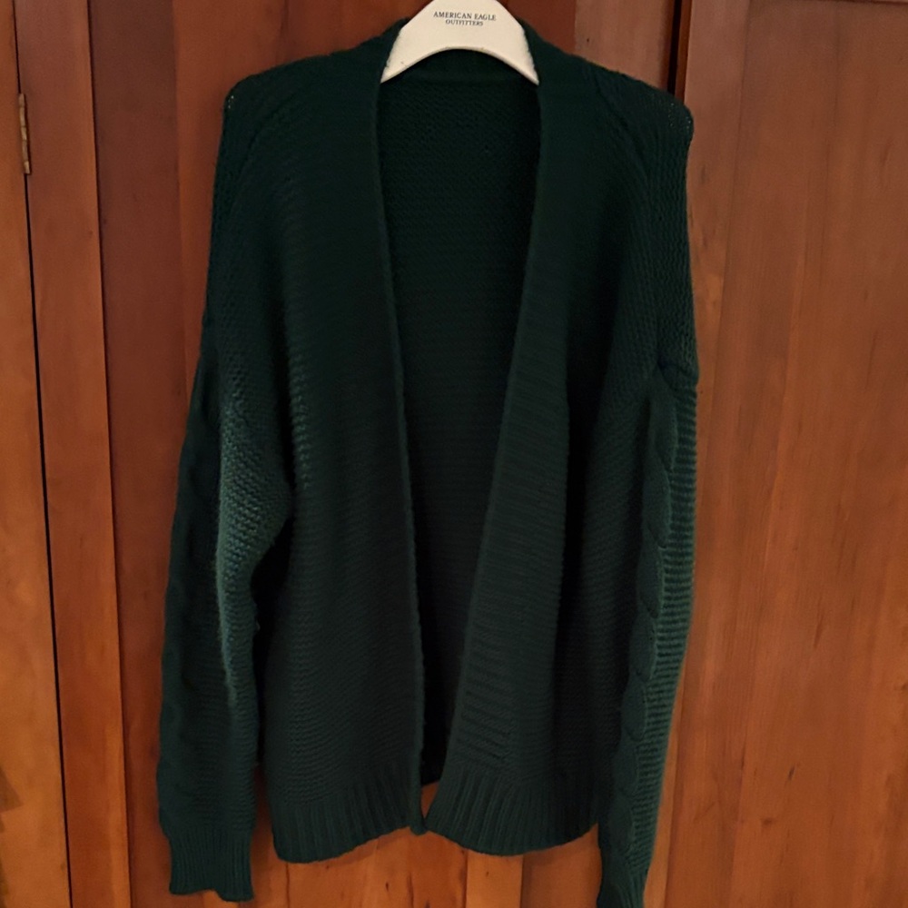 Dark Green Cardigan